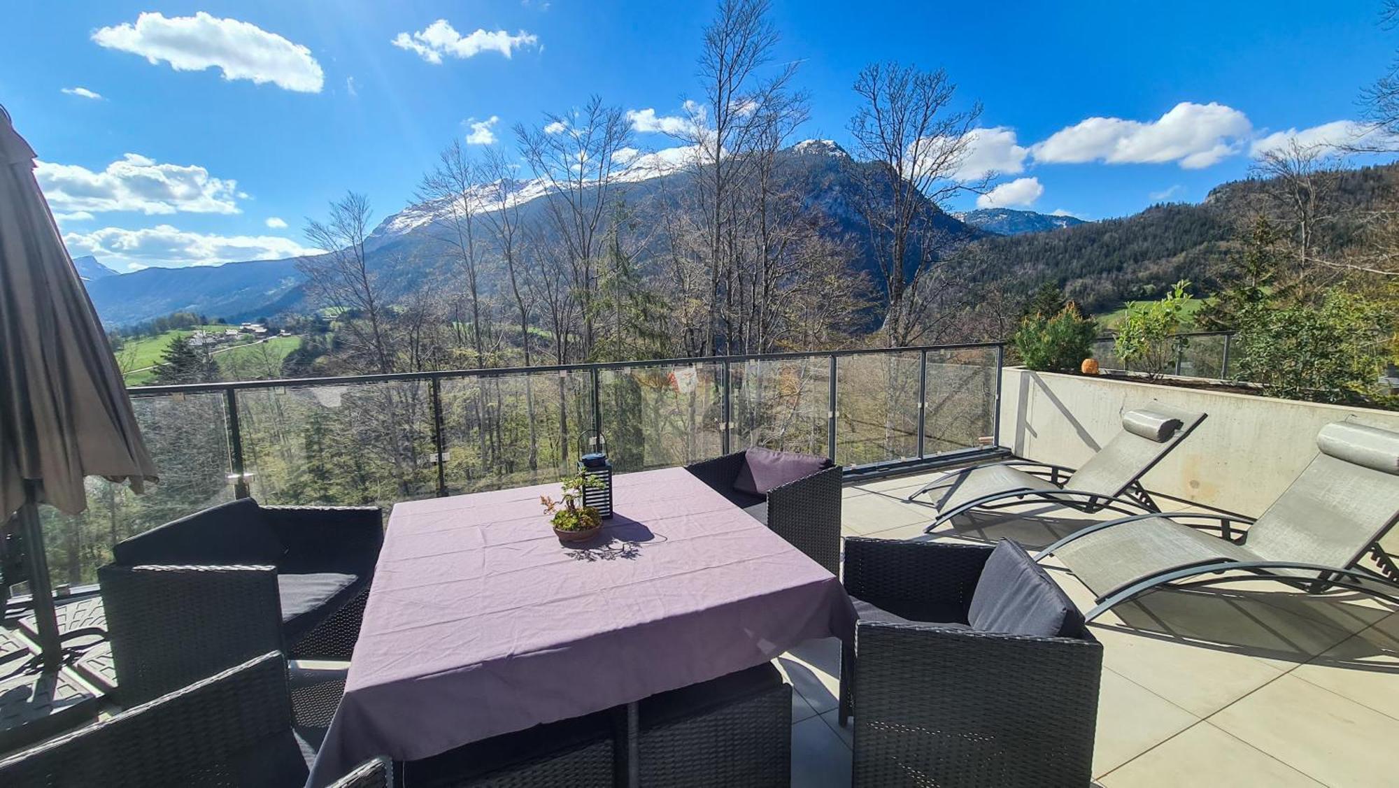 Apartmán Le Berceau Des Aiguilles - Vue Montagne, Terrasse - Aravistour Saint-Jean-de-Sixt Exteriér fotografie